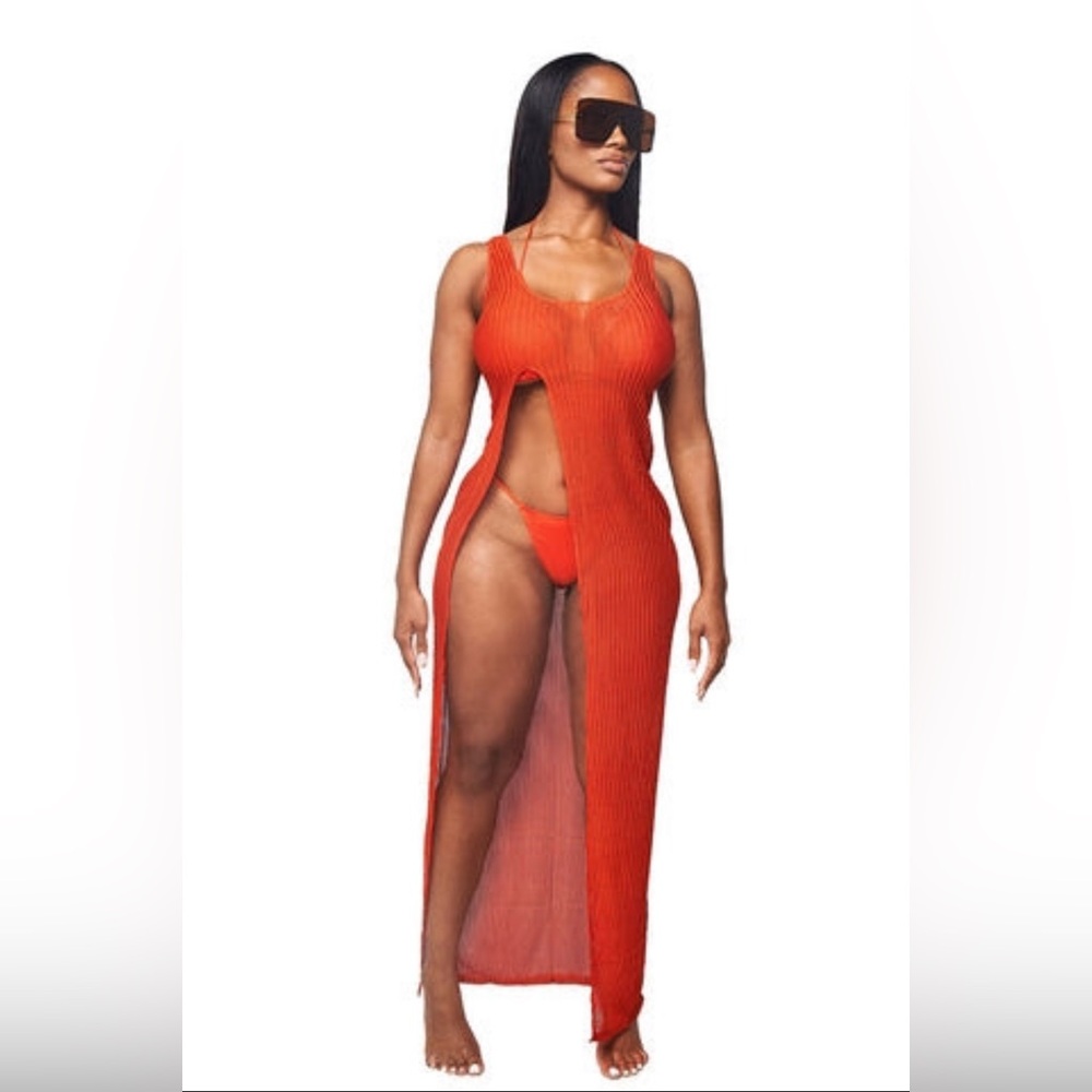 Icon Swim- Swim Cover-Up {Rust}